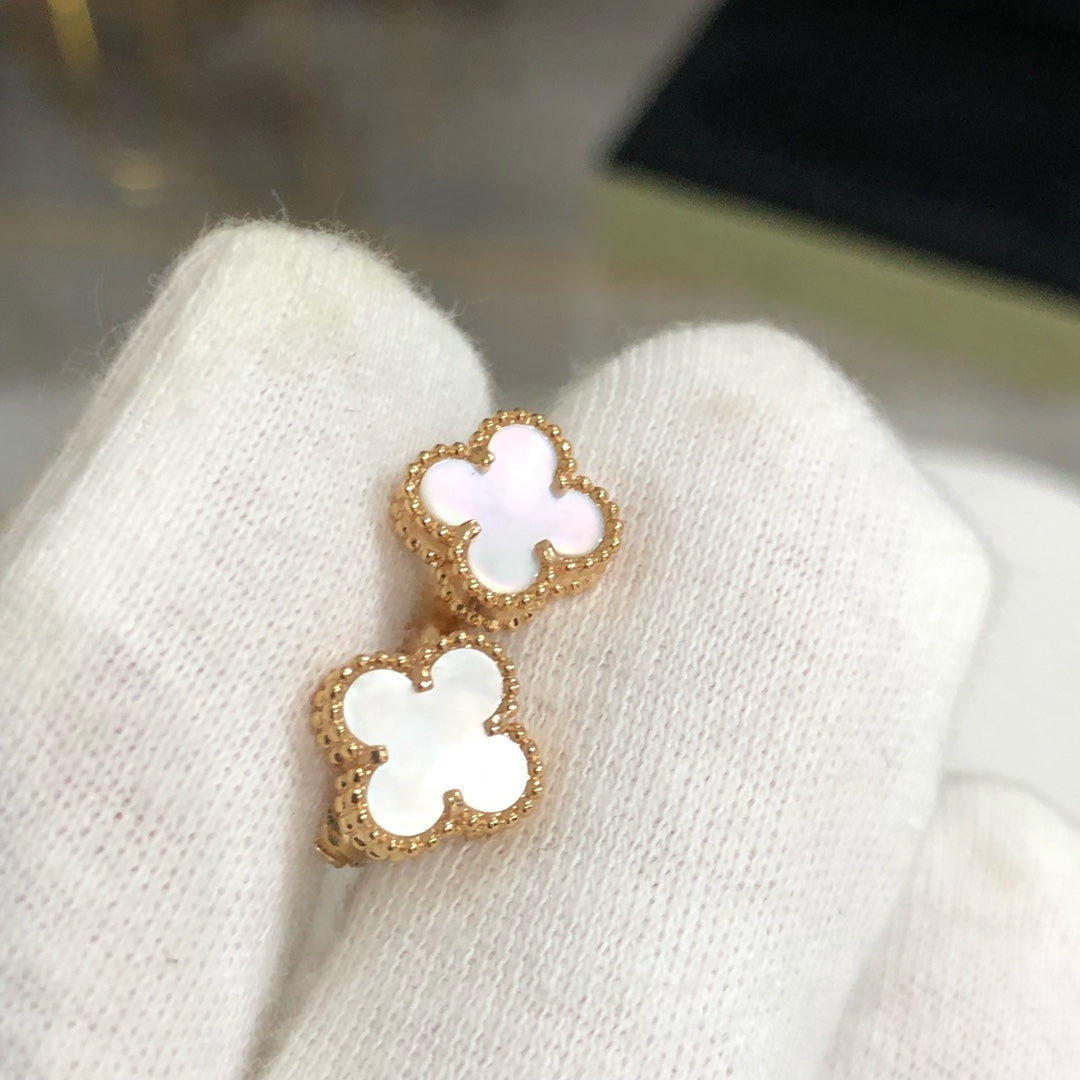 [⭐DORISW] CLOVER MINI GOLD-OHRRINGE