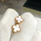 [⭐DORISW] CLOVER MINI 9.5MM WHITE MOP EARRINGS
