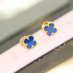 [⭐DORISW] CLOVER MINI 9.5MM TURQUOISE EARRINGS