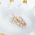 [⭐DORISW] バタフライモップ ダイヤモンドピアス