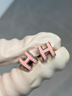 [⭐DORISW] MINI POP H OHRRINGE SILBER PINK