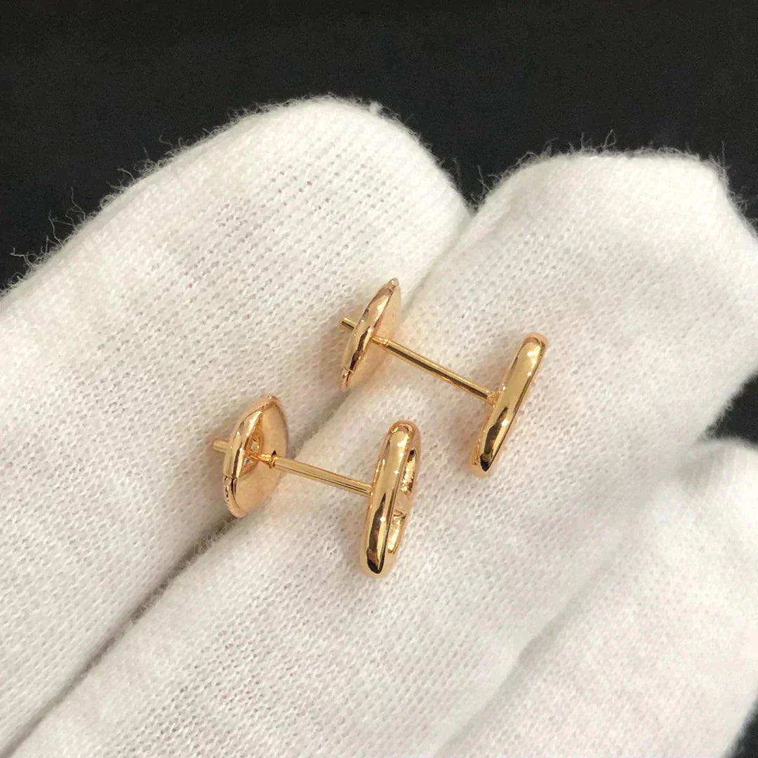 [⭐DORISW] CHAINE KLEINE OHRRINGE GOLD UND SILBER