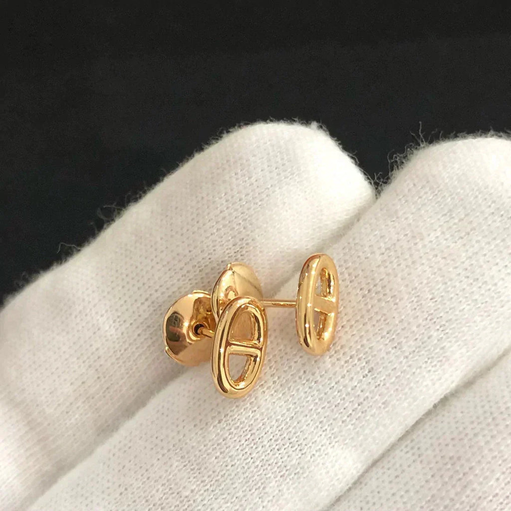 [⭐DORISW] CHAINE SMALL EARRINGS GOLD AND SILVER