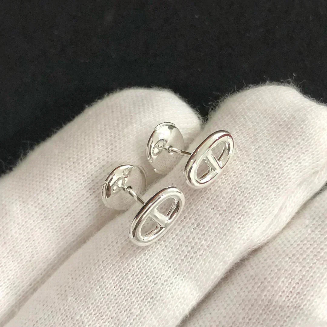 [⭐DORISW] CHAINE KLEINE OHRRINGE GOLD UND SILBER
