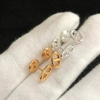 [⭐DORISW] CHAINE SMALL EARRINGS GOLD AND SILVER