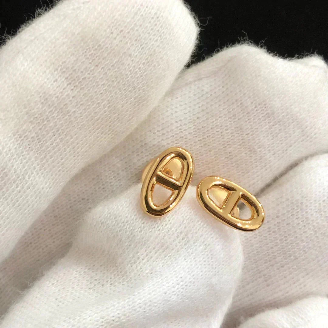 [⭐DORISW] CHAINE SMALL EARRINGS GOLD AND SILVER