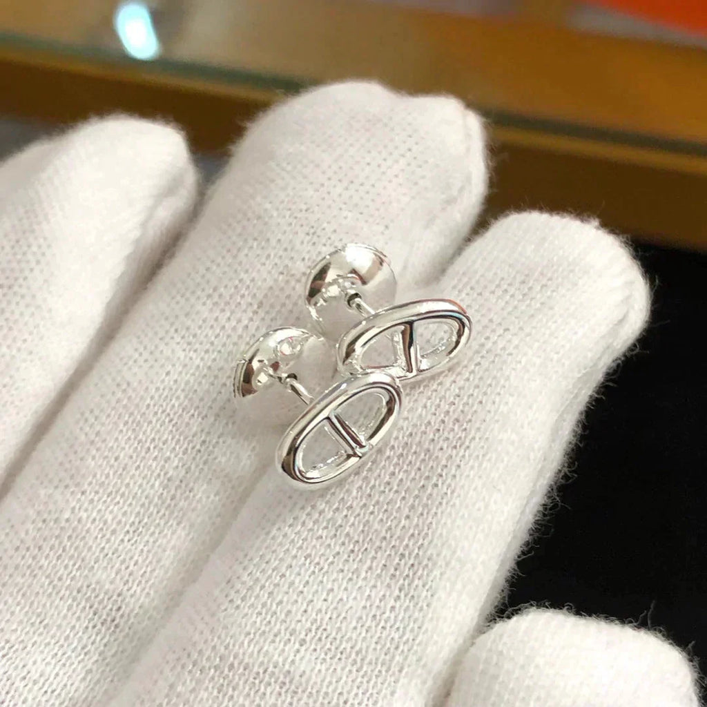 [⭐DORISW] CHAINE SMALL EARRINGS GOLD AND SILVER