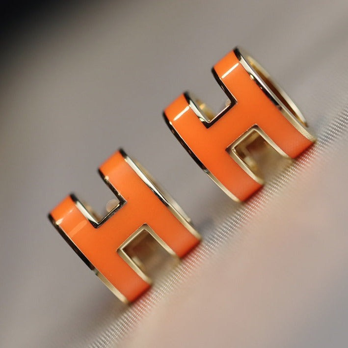 [⭐DORISW] MINI POP H OHRRINGE ORANGE