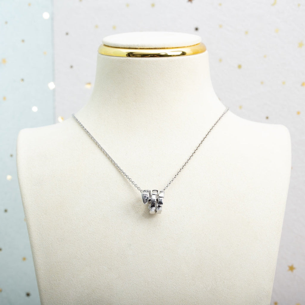 [⭐DORISW]SERPENTI SILBERHALSKETTE DIAMANT