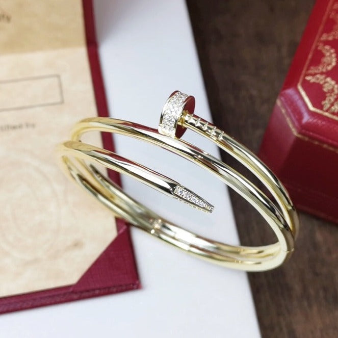 [⭐DORISW] JUSTE BRACELET 3.5MM 2連ダイヤモンド