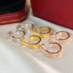 [⭐DORISW] LIEBES-OHRRINGE 5,7MM 2 DIAMANTEN