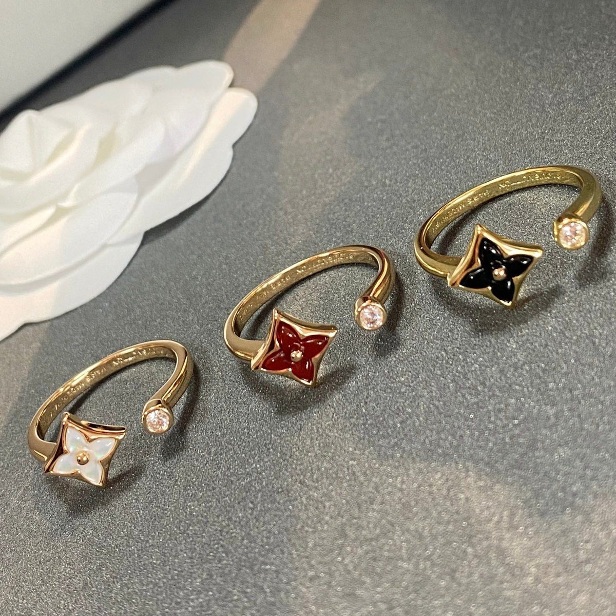 [⭐DORISW] STAR 1 DIAMANT OFFENER RING
