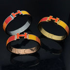 [⭐DORISW] H-ARMBAND ORANGE REGENBOGEN KERAMIK