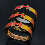 [⭐DORISW] H-ARMBAND ORANGE REGENBOGEN KERAMIK