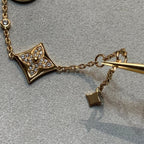 [⭐DORISW] ARMBAND MIT STERN- UND SONNENMOTIV, GOLD UND DIAMANTEN