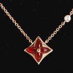 [⭐DORISW] STERN-HALSKETTE ROSÉGOLD 1 DIAMANT