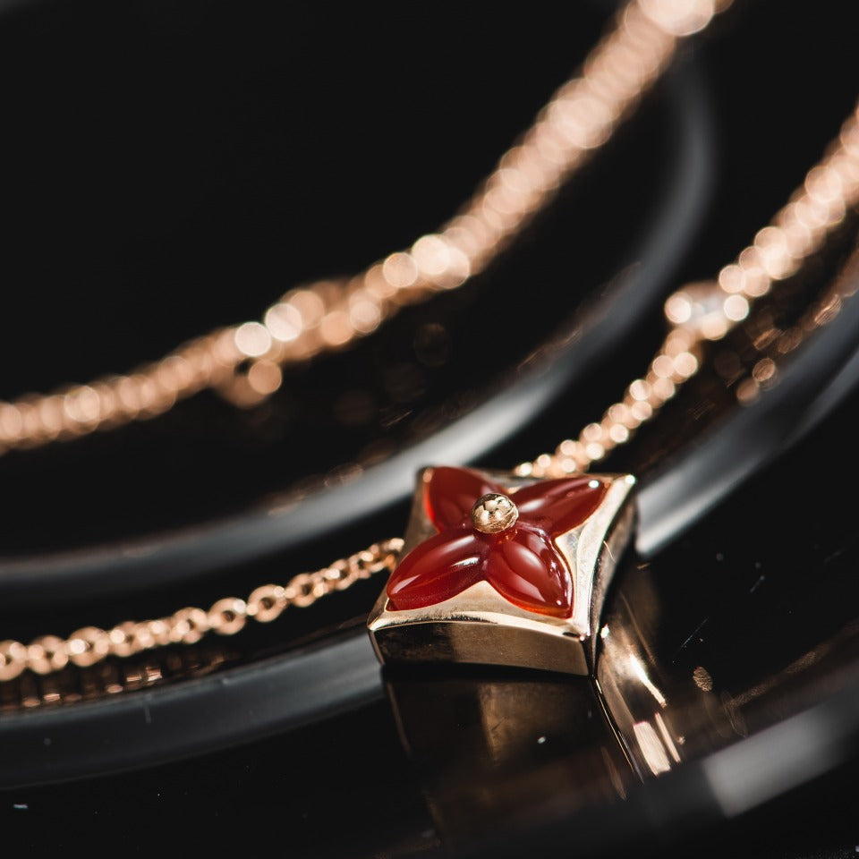 [⭐DORISW] STERN-HALSKETTE ROSÉGOLD 1 DIAMANT