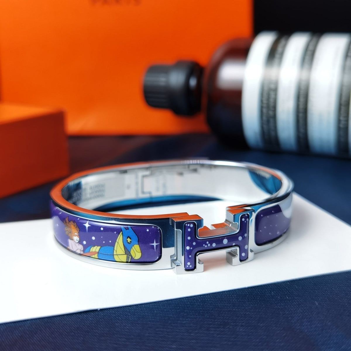 [⭐DORISW] H STAR AND MOON BRACELET 12MM