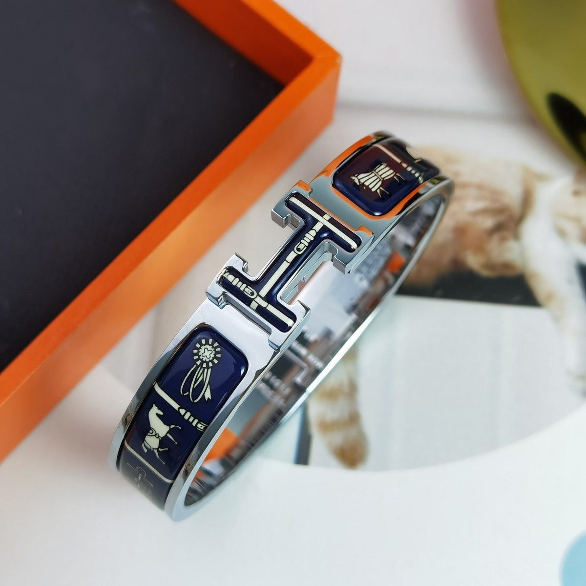 [⭐DORISW] H COUVERTURES DARK BLUE BRACELET