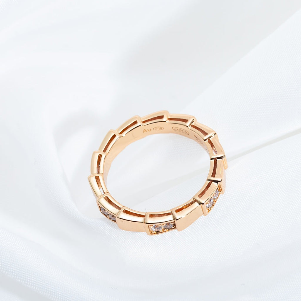 [⭐DORISW]SERPENTI RING ROSEGOLD 3MM