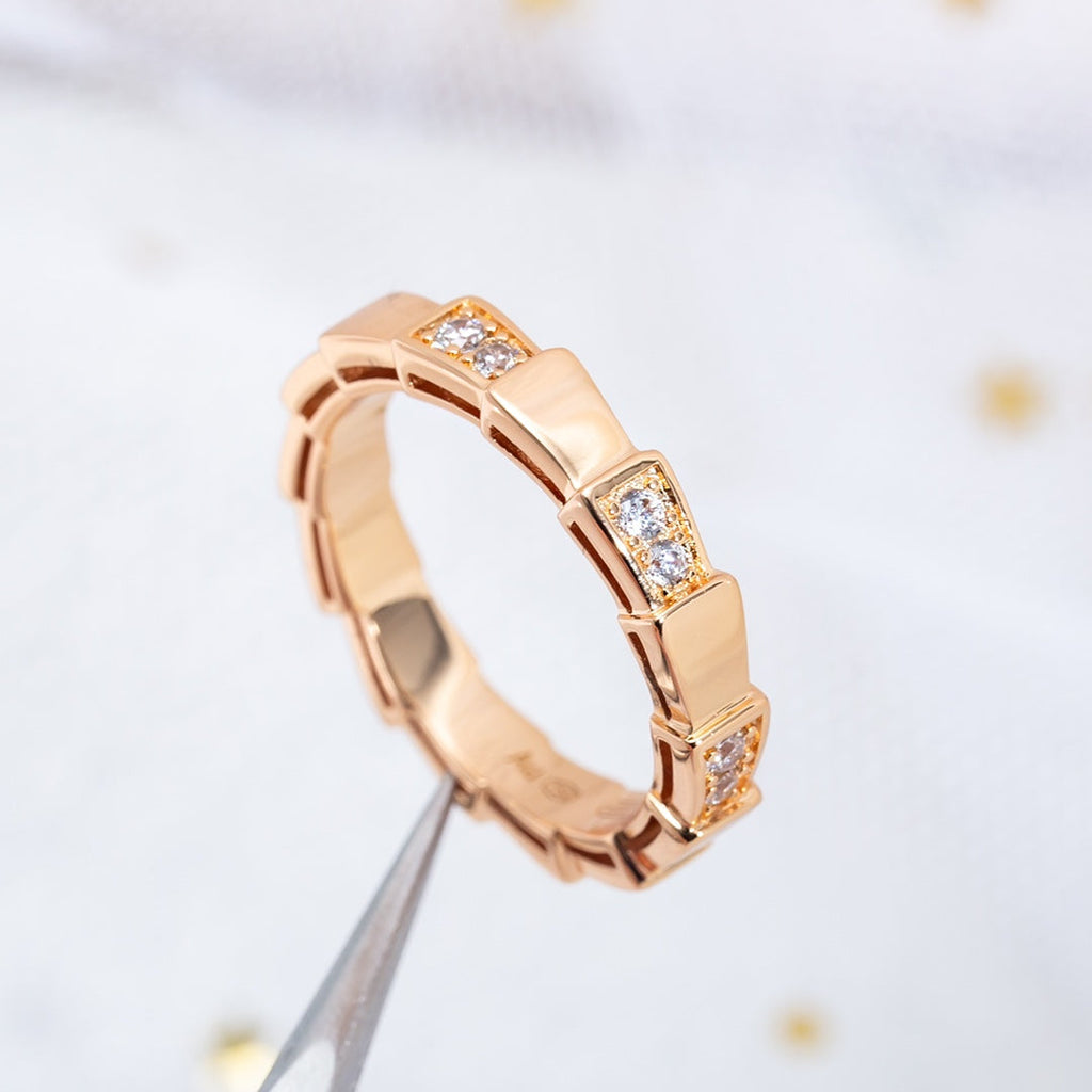 [⭐DORISW]SERPENTI RING ROSEGOLD 3MM