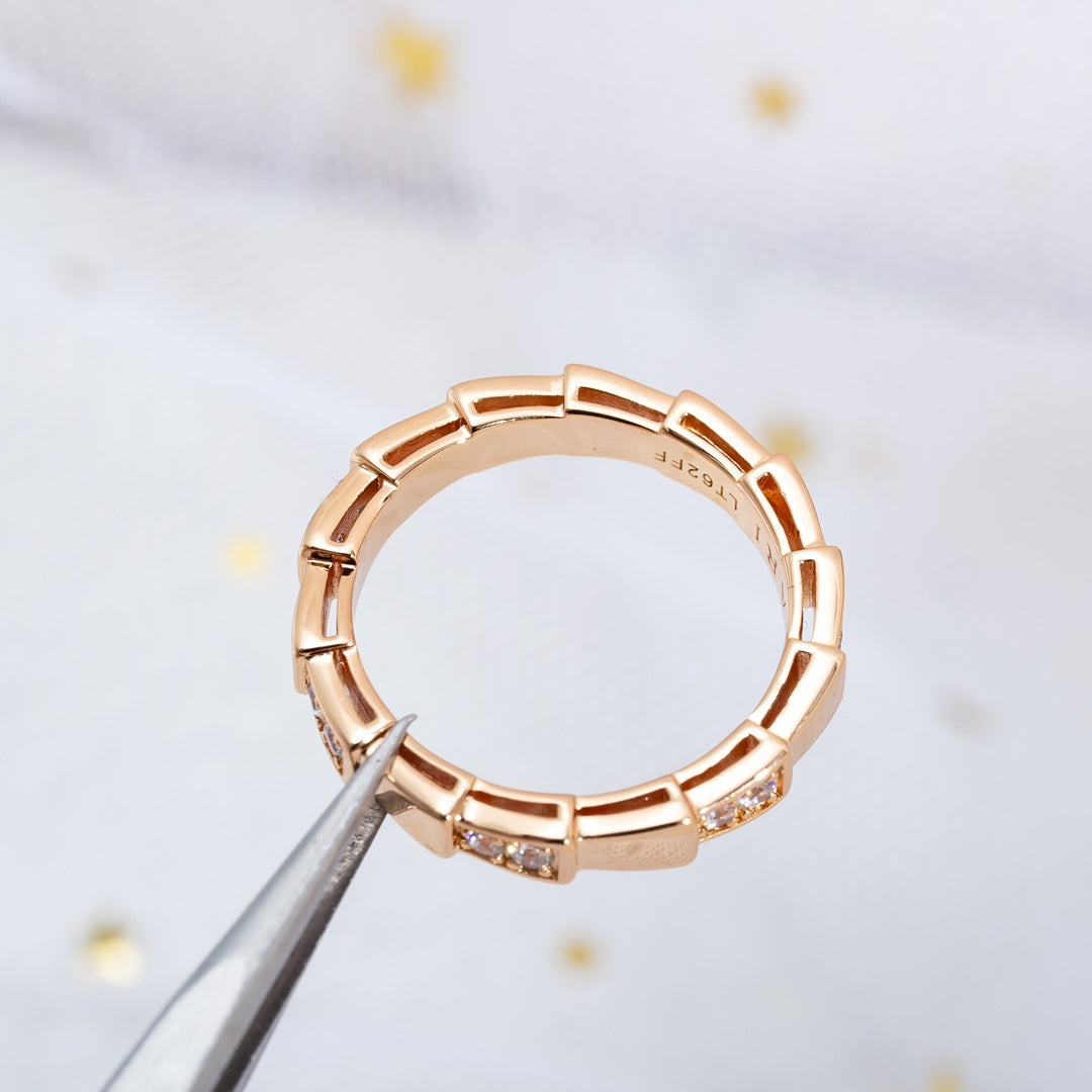 [⭐DORISW]SERPENTI RING ROSEGOLD 3MM