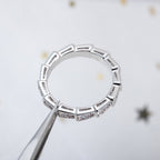 [⭐DORISW]セルペンティ リング シルバー ダイヤモンドパヴェ 3MM