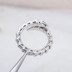 [⭐DORISW]セルペンティ リング シルバー ダイヤモンド パヴェ 4mm