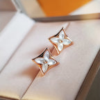 [⭐DORISW] STAR MOP PINK GOLD EARRINGS