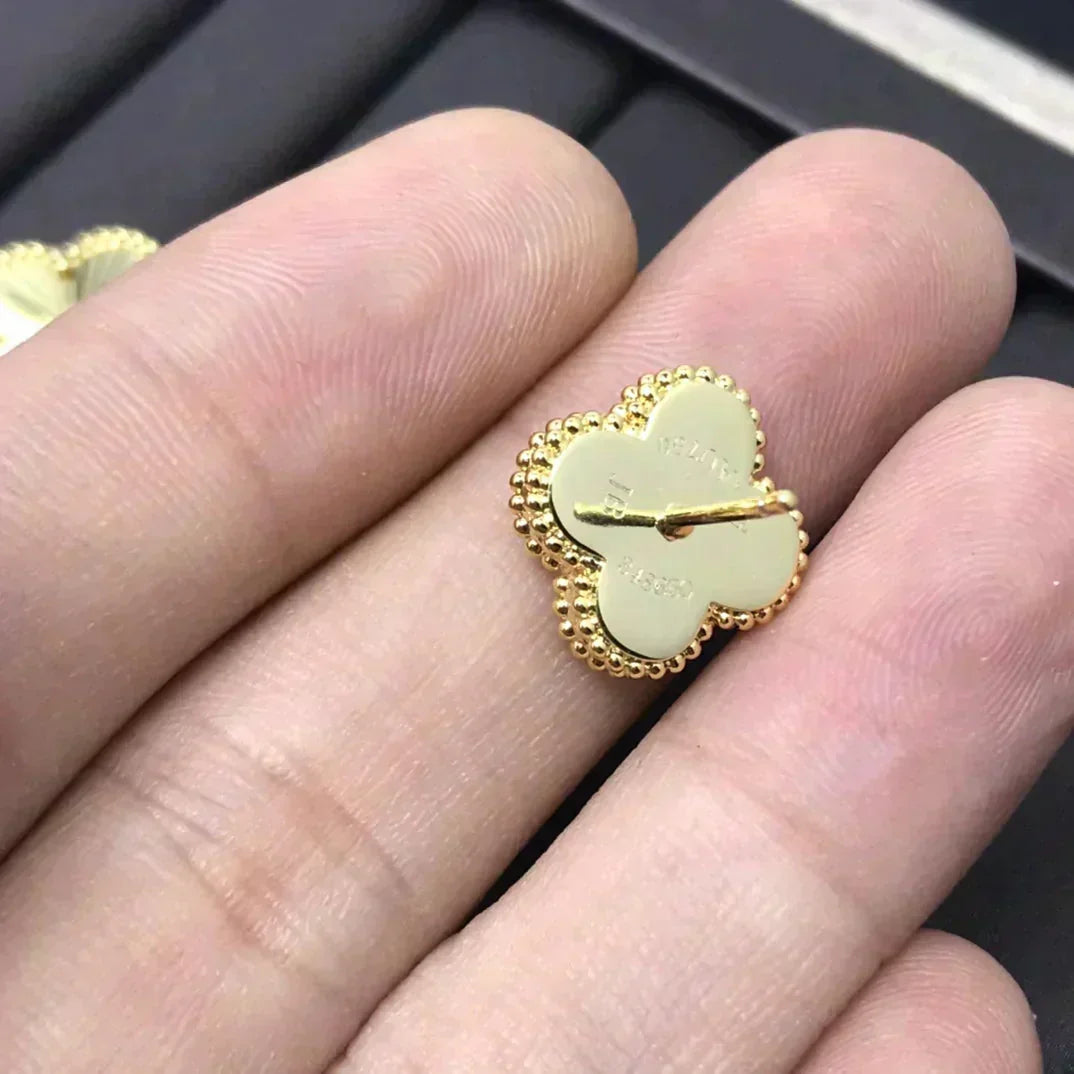 [⭐DORISW] CLOVER MINI 9,5MM LASER-OHRRINGE