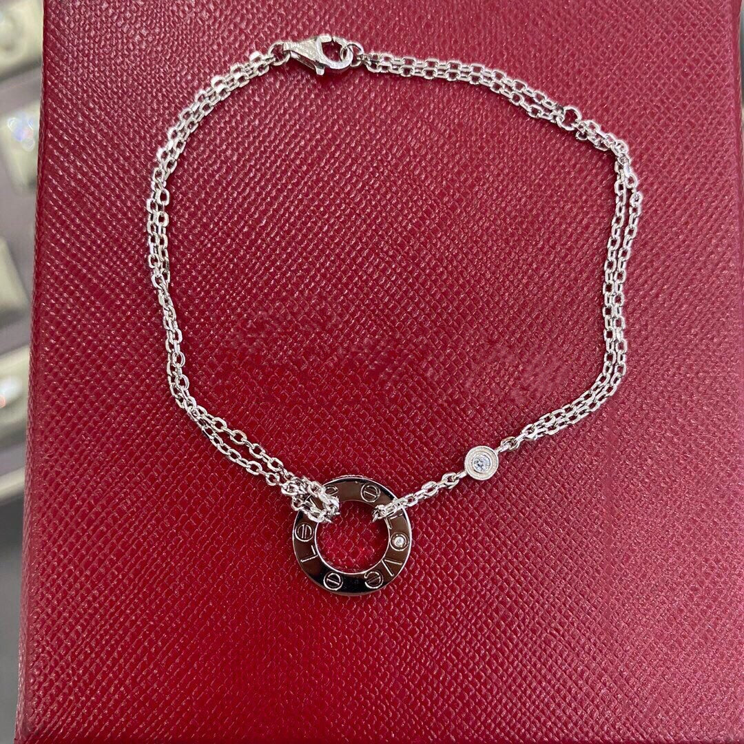 [⭐DORISW] LIEBESARMBAND 2 DIAMANTEN