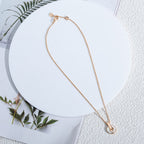 [⭐DORISW]GARI HALSKETTE ROSÉGOLD PERLMUTT