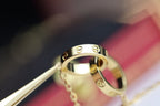 [⭐DORISW] LIEBESKETTE DOPPELRING GOLD
