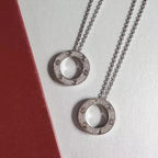 [⭐DORISW] LOVE NECKLACE ADJUSTABLE SILVER