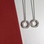 [⭐DORISW] LOVE NECKLACE ADJUSTABLE SILVER