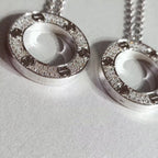 [⭐DORISW] LOVE NECKLACE ADJUSTABLE SILVER