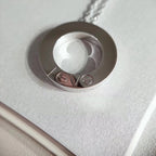 [⭐DORISW] LOVE NECKLACE ADJUSTABLE SILVER