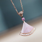 [⭐DORISW]TRAUM-HALSKETTE PINK MOP DIAMANT