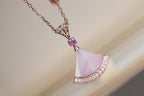 [⭐DORISW]TRAUM-HALSKETTE PINK MOP DIAMANT