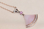 [⭐DORISW]TRAUM-HALSKETTE PINK MOP DIAMANT
