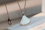 [⭐DORISW]DREAM HALSKETTE WEISSES PERLMUTT ROSÉGOLD 1 DIAMANT