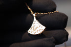 [⭐DORISW]DREAM HALSKETTE WEISSES PERLMUTT ROSÉGOLD 1 DIAMANT