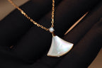 [⭐DORISW]DREAM HALSKETTE WEISSES PERLMUTT ROSÉGOLD 1 DIAMANT