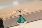 [⭐DORISW]DREAM NECKLACE MALACHITE DIAMOND