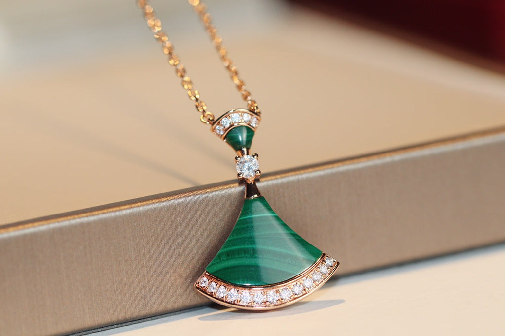 [⭐DORISW]DREAM NECKLACE MALACHITE DIAMOND