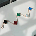 [[⭐DORISW] ]New CLOVER 5 MOTIFS MULTICOLOR BRACELET