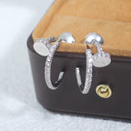 [⭐DORISW] JUSTE OHRRINGE 12,75MM SILBER DIAMANT