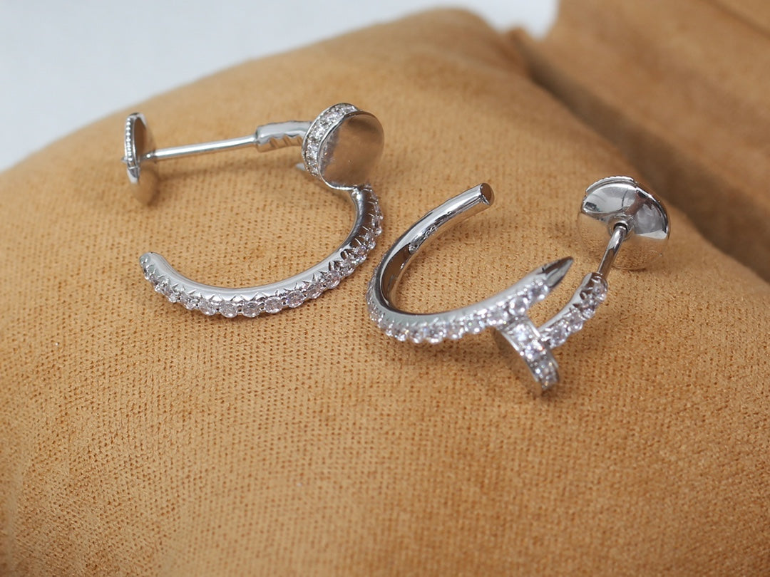 [⭐DORISW] JUSTE OHRRINGE 12,75MM SILBER DIAMANT