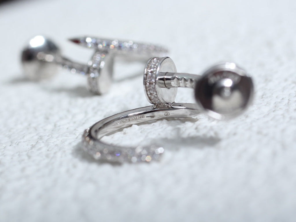 [⭐DORISW] JUSTE OHRRINGE 12,75MM SILBER DIAMANT
