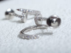 [⭐DORISW] JUSTE OHRRINGE 12,75MM SILBER DIAMANT